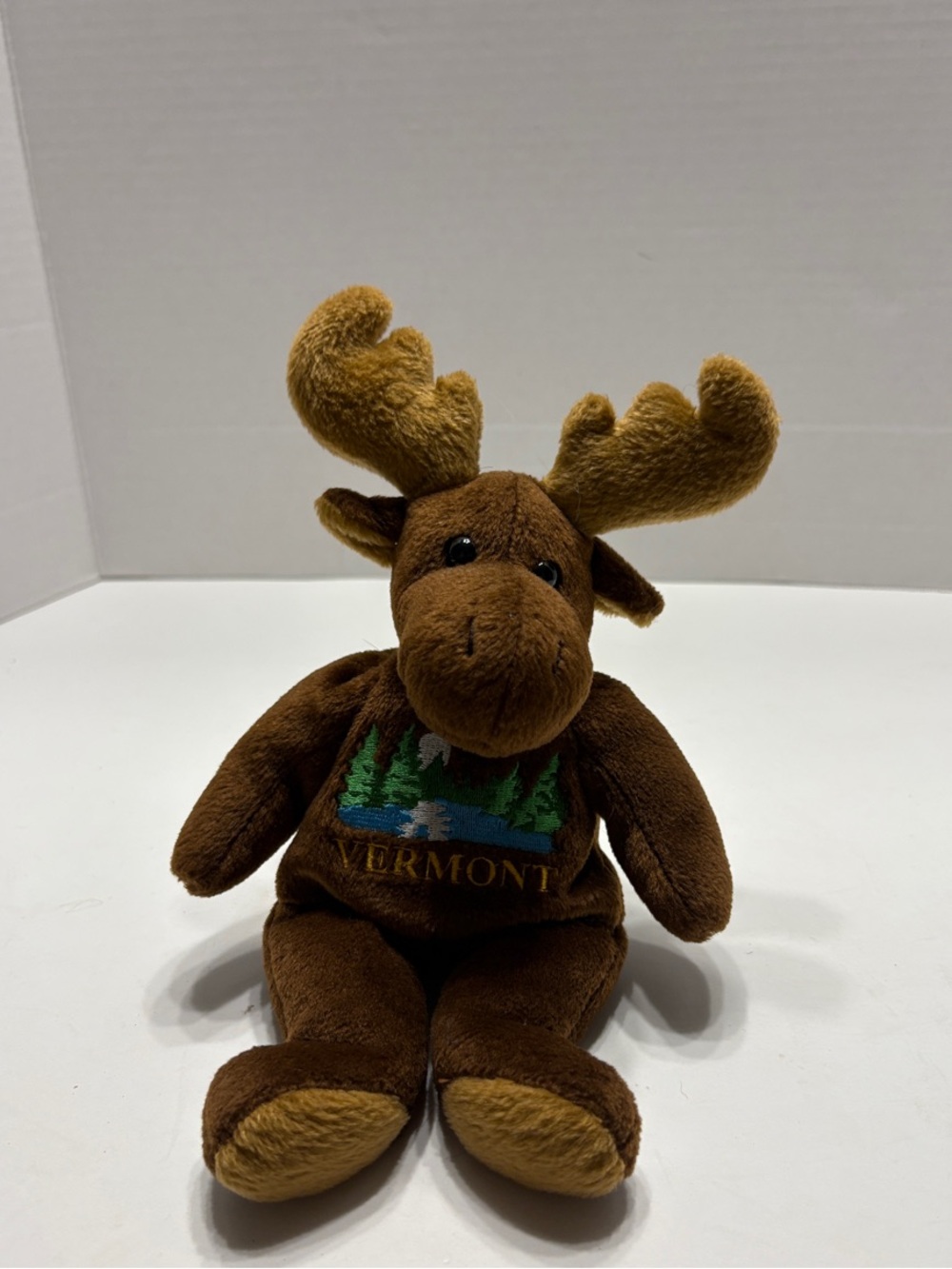 Vermont Brown Moose Stuffed Animal Plush